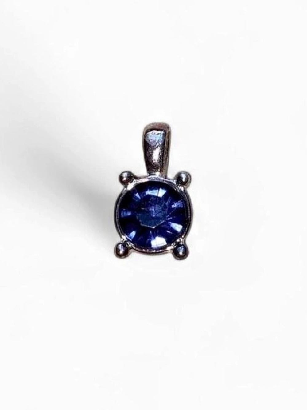 Blue Birthstone Pendant